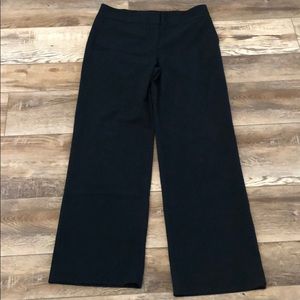 CHICOS Navy Tailored Wide Career Pant Size 1 (Sz8)